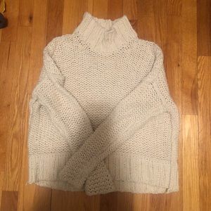 Free People cable knit sweater